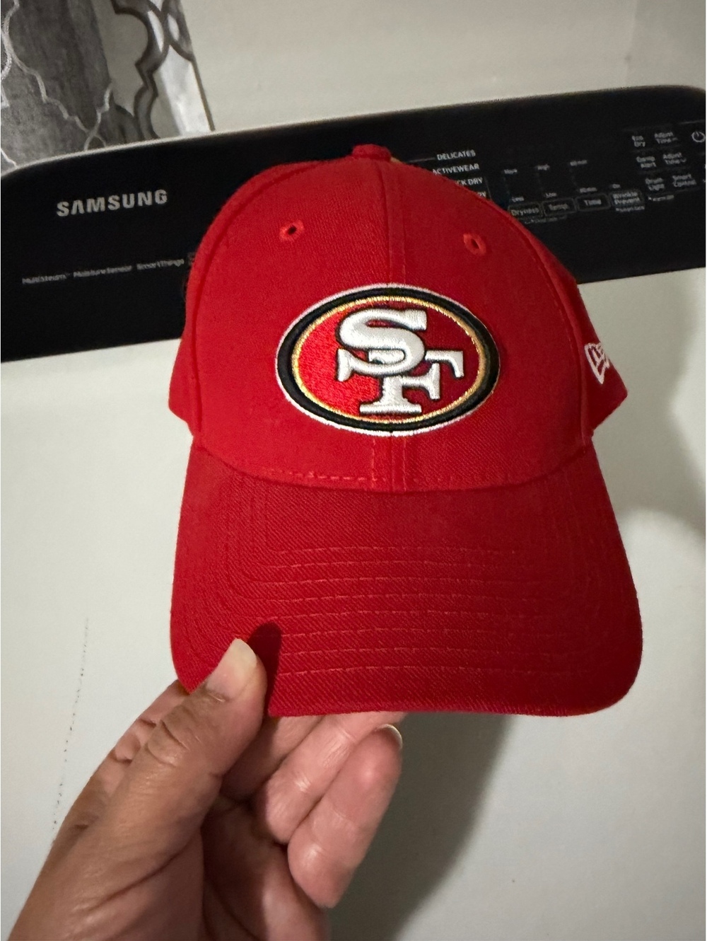 San Francisco 49ers Red Adjustable Baseball Cap Hat